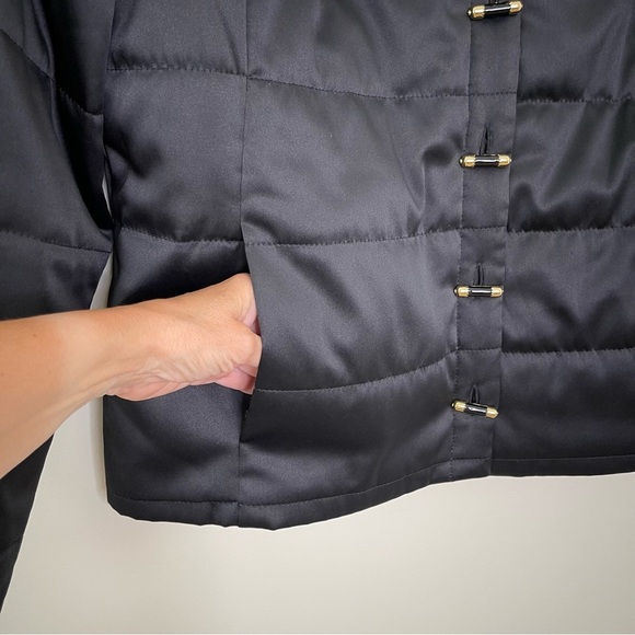 St John Sport By Marie Gray Vintage Rolled Collar Quilted Jacket designer - Picture 3 of 10